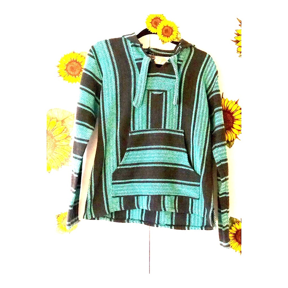 Original senior Lopez pull over hoodie (poncho)